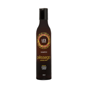 Shampoo Pêssego Lcs Para Cabelos Ressecados 240 ml