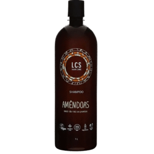 Shampoo Amêndoas Para Cabelos Ressecados 1000 ml Lcs
