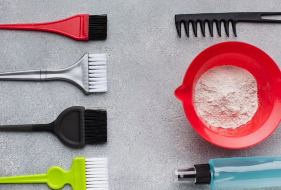 Tinta vegetal para cabelo.